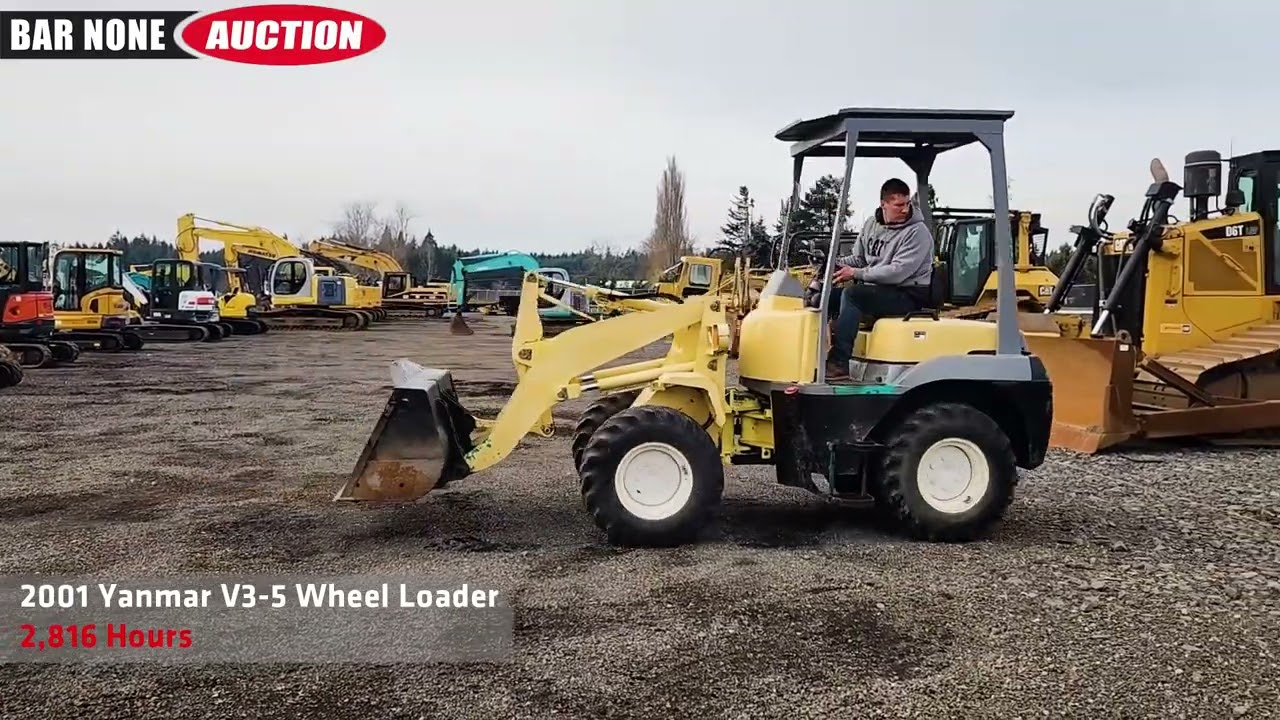 2001 Yanmar V3-5 Wheel Loader - YouTube
