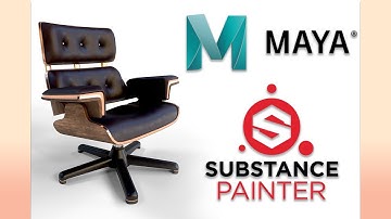 Chair Modeling in MAYA & SUBSTANCE PAINTER - (timelapse)by abceness