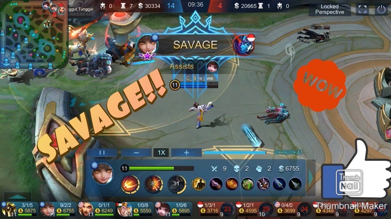 Wan Wan Savage gameplay | Great Teamwork | Mobile Legends : Bang Bang - YouTube