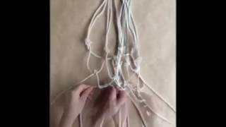 【DIY】 100均ロープで10分プラントハンガーを作ろう！