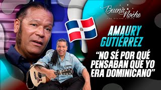 AMAURY GUTIÉRREZ HABLA DE SUS RAICES Y LA RELACIÓN  CON LOS MÚSICOS DOMINICANOS / BUENA NOCHE