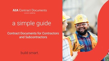 A Simple Guide: Contract Documents for Contractors and Subcontractors