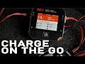 charge drone batteries with a truck