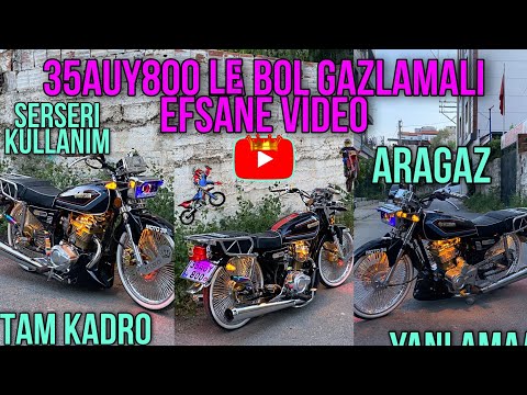 BOLL GAZLAMALI BOL YANLAMALI EFSANE VİDEO SERSERİ TİME I 35 AUY 800 I #İzmir #BerkCakmak #Moto35