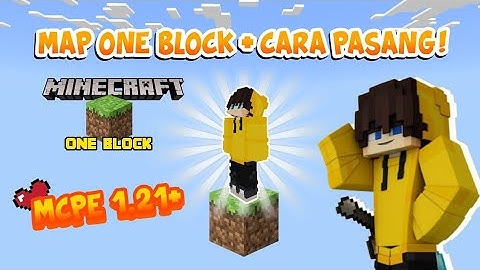 BEST ONE BLOCK MAP FOR MCPE 1.21.94+🔥|| ONE BLOCK MAP OFFICAL VERSION || ONLINE GAMER ||