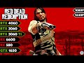 Red Dead Redemption PC Benchmark : RTX 4060, RTX 3060, RTX 3060 Ti, RX 6600, RX 580, GTX 1650