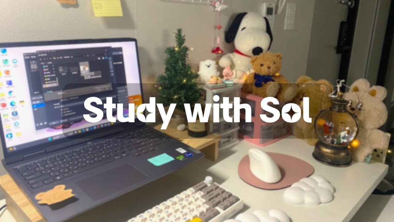 [장작소리]study with sol-교시제/캠스터디/대학생.자격증.취준 - YouTube