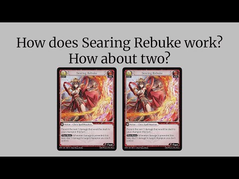 Grand Archive Rulings - Searing Rebuke - YouTube