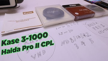 Before Purchase ND Filter (Video) ft. Haida Pro II, Kase 3-1000