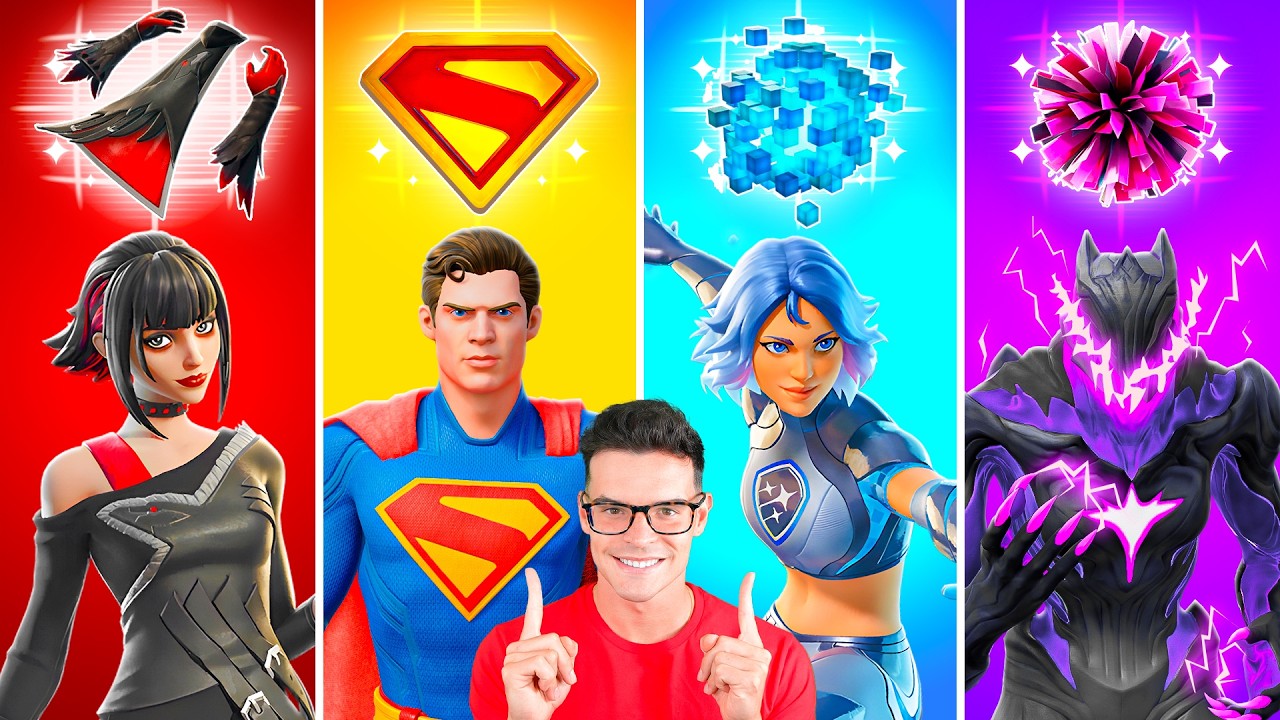 Consigo TODOS los PODERES de Fortnite x Superman!