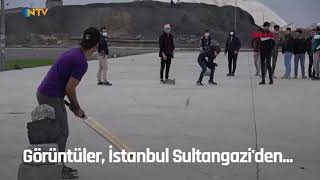 NTV | Kısıtlamada kriket oynadılar screenshot 5