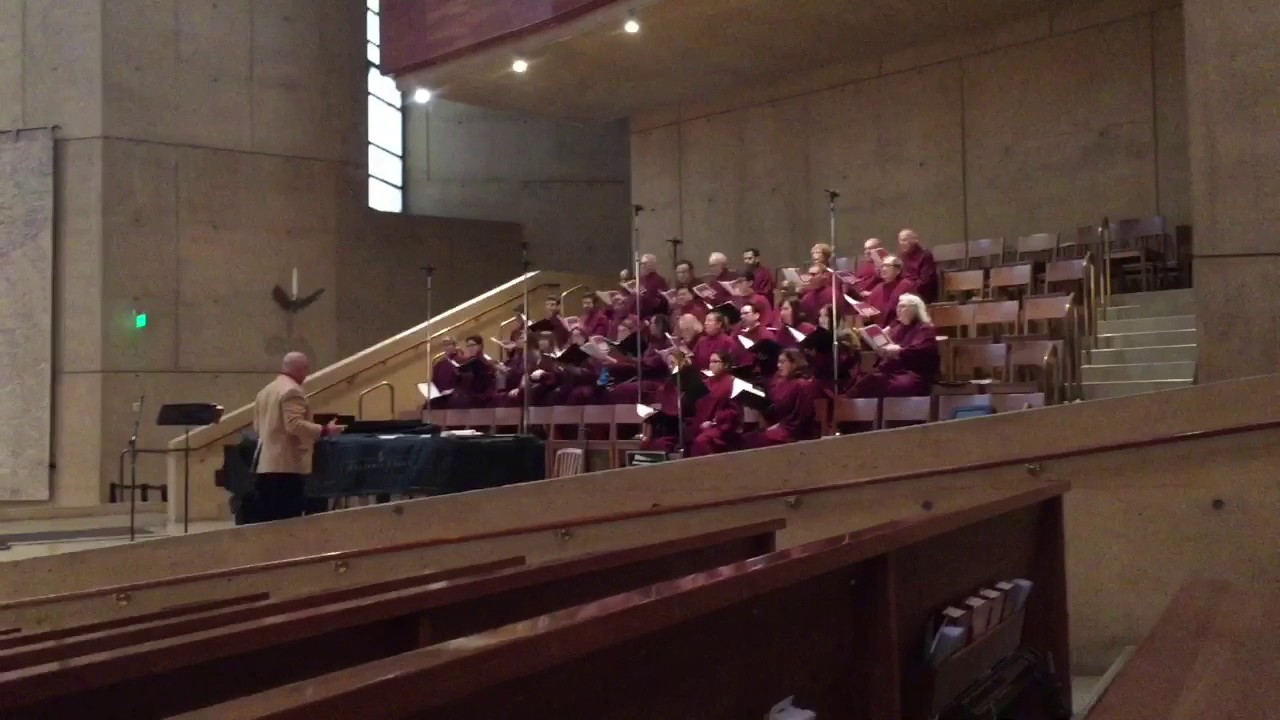 Los Angeles Cathedral choir practice YouTube