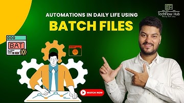 How to move multiple files in a folder || Automations using Batch Files ||