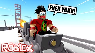 EN SAÇMA TREN OYUNU!!  Roblox Cart Ride Around Nothing