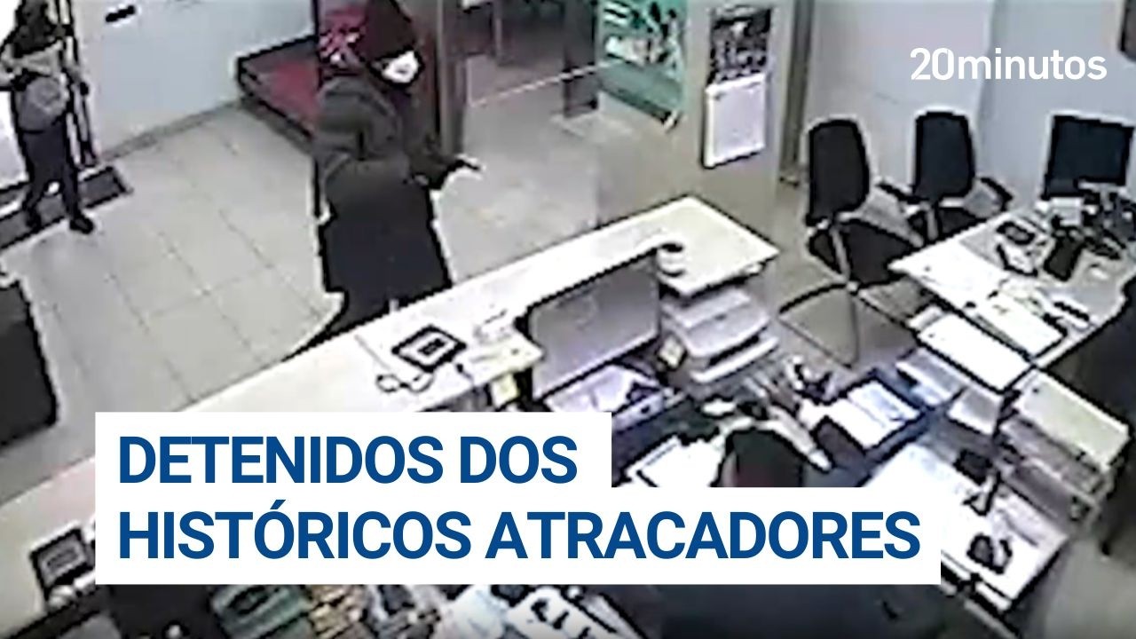 Dos históricos ATRACADORES detenidos por robar 154.00 euros a punta de pistola en CÁCERES