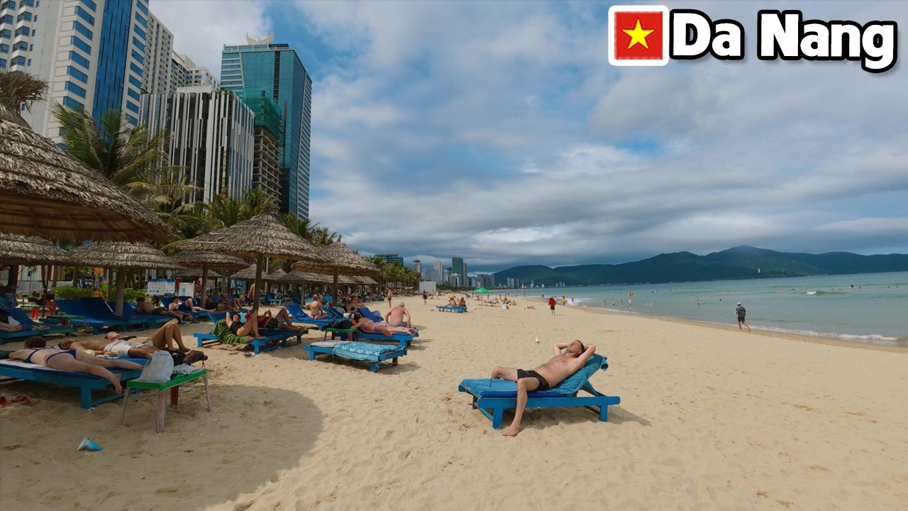 DA NANG VIETNAM My Khe Beach Walking Tour - Latest Update 5th March 2026