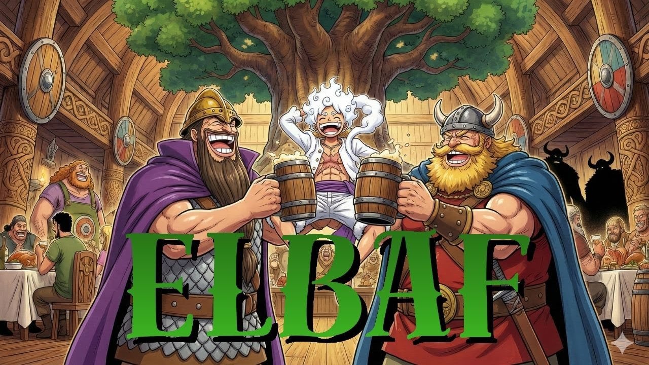 ¡Fiesta Legendaria en Elbaf! | RASENXH | Luffy Gear 5 Brinda con Dorry y Brogy 🍻🦖 (One Piece)