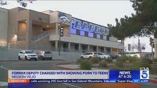 Ex-Orange County sheriff’s deputy charged with showing porn to teens while working as school resourc