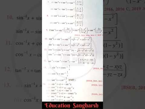 Class12th - Inverse