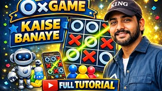 0 X game kaise banaen | Build Ai 0 X game in mobile with Ai tutorial | Code with apps  screenshot 1
