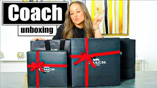 UNBOXING THE SOLD OUT COACH QUILTED DENIM TABBY 20 + FIRST IMPRESSIONS!  | Designer Handbags