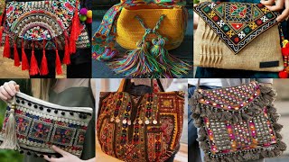 Most beautiful (BOHO) bags Collection for women's 😍😊