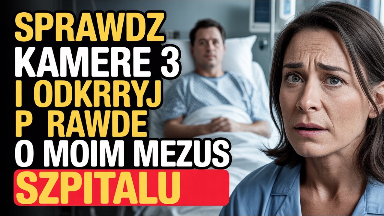 W szpitalu przy moim mężu, pielęgniarka dała mi kartkę: „Sprawdź kamerę 3”