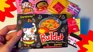 how to make a BULDAK FIRE NOODLE BLIND BAG paper squishy 🔥 ASMR paper crafts blind bag