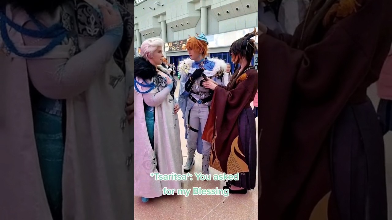 The Tsaristsa opinion on Zhongli #genshinimpact #cosplay #zhongli #childe #tartaglia #shorts