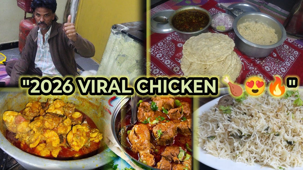 2026 New Viral Chicken Curry & Bagara Rice 😋 | Hyderabadi Style | Full Taste Guarantee👍😍🔥| 