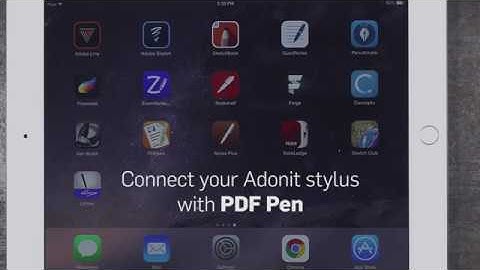 Adonit - How to Connect a Jot to PDF Pen