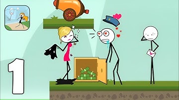 Draw Fly (WEEGOON) Android Gameplay Walkthrough - All Levels 1-20 Funny Stickman Brain Puzzle Game