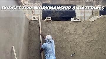 How To Avoid Over Estimated Cost In Plastering Work, Budget For Workmanship & Materials #ghanaians