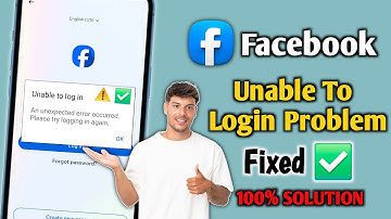 Fix Facebook Unable to Login Error 2025 | "Unexpected Error Occurred" Problem Solved Permanently