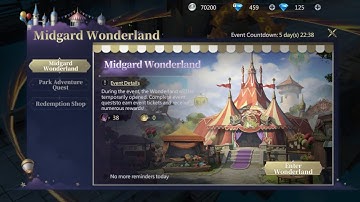 How to Midgard Wonderland-Flame of Valhalla Special event