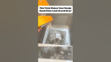 This Trick Makes Your Range Hood Filter Look Brand New! #diy #tips #lifehacks