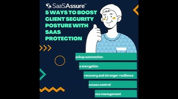 Top 5 Ways To Boost Client Security Posture With SaaS Protection [Blog]