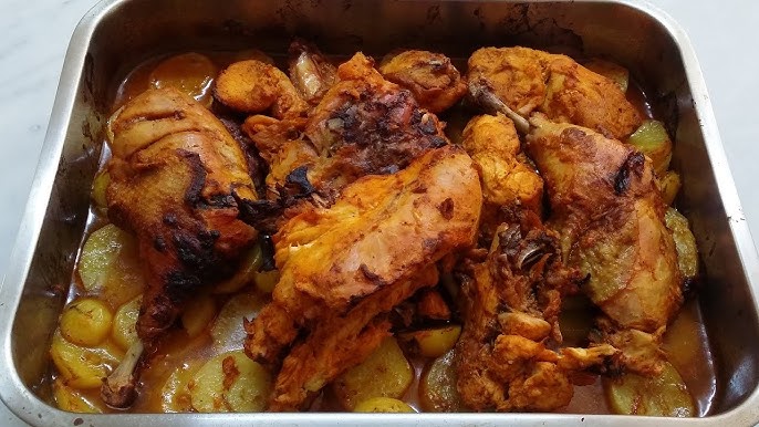 Pollo al Horno con Patatas (Oven-Baked Chicken with Potatoes)