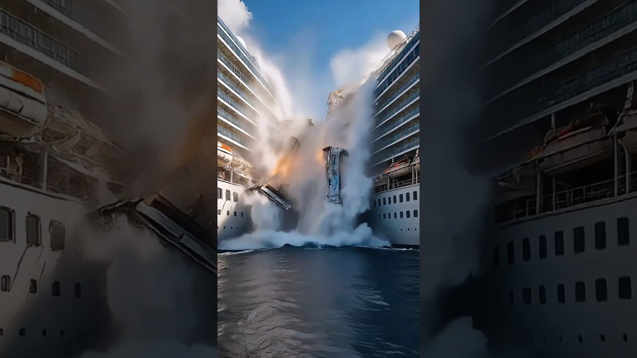 Two Cruise Ships Collide Offshore in a Shocking Moment!