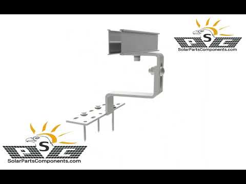 solar roof hook, solar racking system, solar mounting components, solar mounting parts