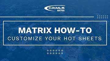 [Matrix How-To] Customize Your Hot Sheets