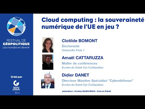 Conférence : Cloud computing : la souveraineté numérique de l'UE en jeu ?