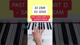 Past Lives - Sapientdream (Piano Tutorial) #pastlives #sapientdream #easypianotutorial