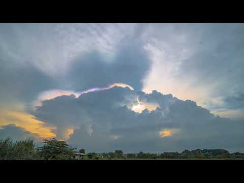 Iridescent Pileus Cloud - Timelapse