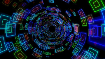 4K Abstract Tunnel VJ Motion Background || 4K Flashing Lights VJ Loop || Free Video Background