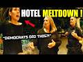 Drunk Hotel Guests Blame "Liberal Democrats" for Getting Kicked Out