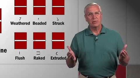 Tooling Mortar Joints