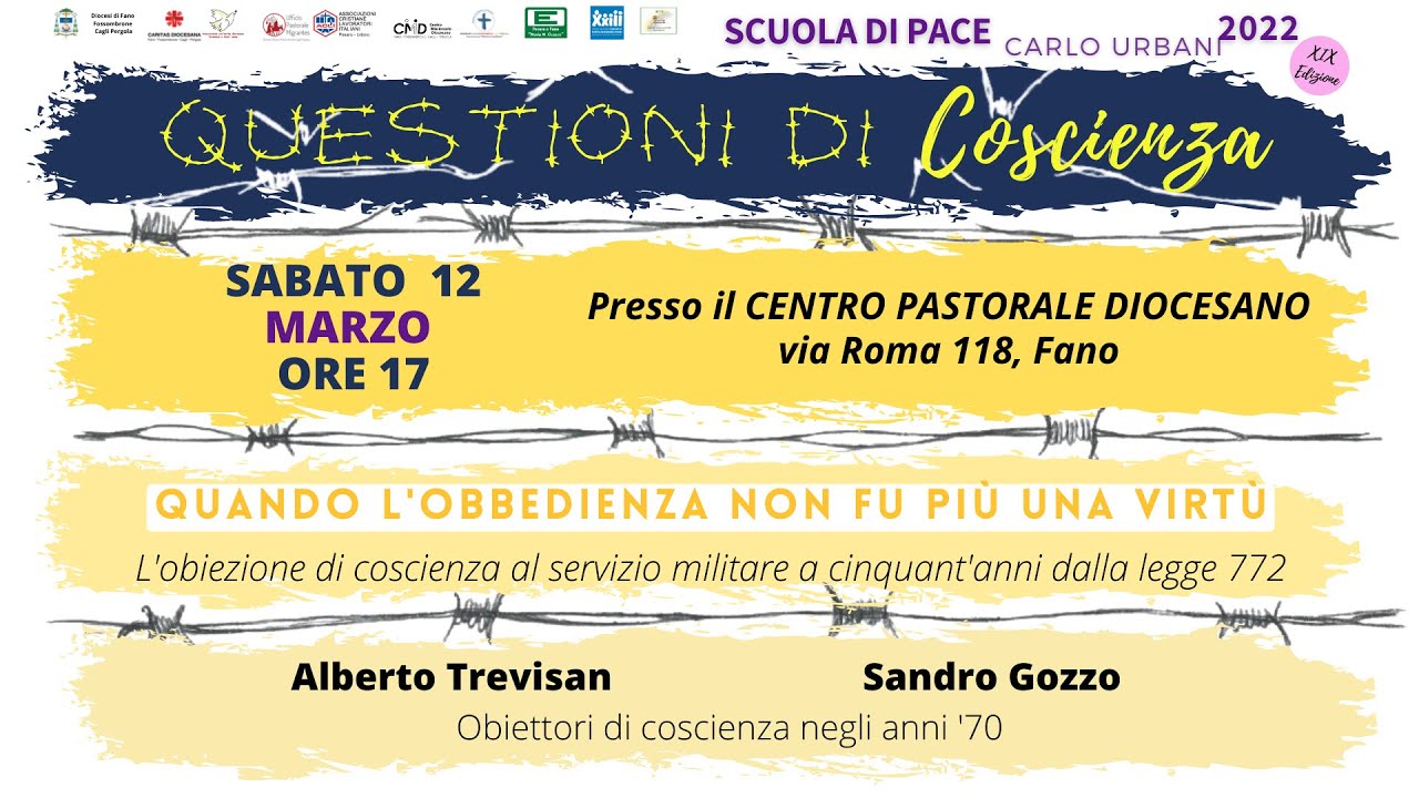 Quando l'obbedienza non fu più una virtù - Scuola di Pace Carlo Urbani