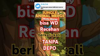 WD Receh tanpa Depo Jungle Animal Merge #shorts #games #gamepenghasiluang #bacanoveldapatuang screenshot 4