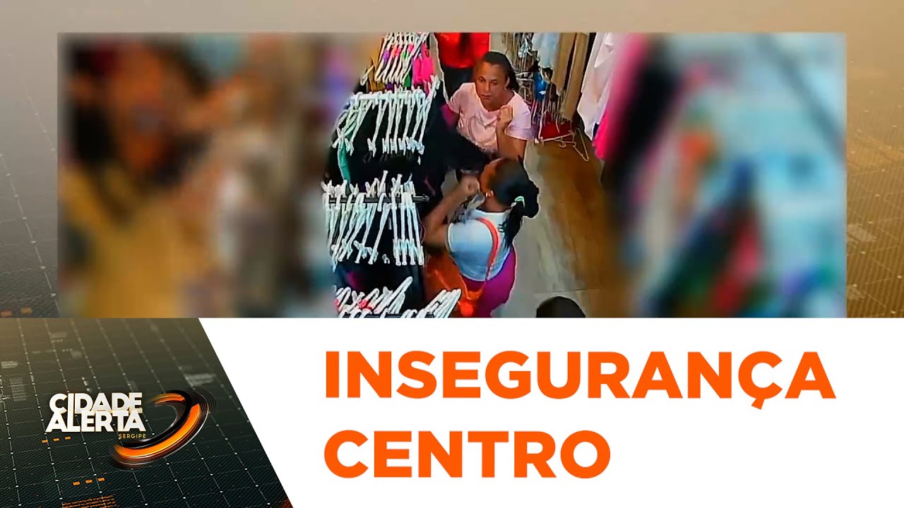 Mulheres são flagradas cometendo crime dentro de loja no centro - CA